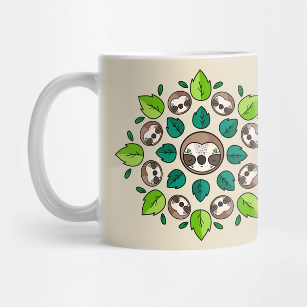 Mandala Sloth by lunaticpark